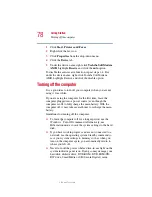 Предварительный просмотр 78 страницы Toshiba 5105-S607 User Manual