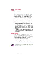 Предварительный просмотр 106 страницы Toshiba 5105-S607 User Manual