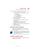 Предварительный просмотр 167 страницы Toshiba 5105-S607 User Manual