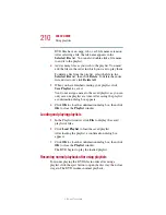 Предварительный просмотр 210 страницы Toshiba 5105-S607 User Manual