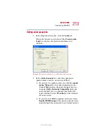 Предварительный просмотр 213 страницы Toshiba 5105-S607 User Manual