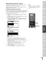 Предварительный просмотр 25 страницы Toshiba 51H85C Owner'S Manual