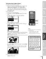 Предварительный просмотр 51 страницы Toshiba 51H85C Owner'S Manual