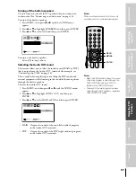 Предварительный просмотр 57 страницы Toshiba 51H85C Owner'S Manual