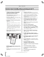 Предварительный просмотр 8 страницы Toshiba 51HX93 Owner'S Manual