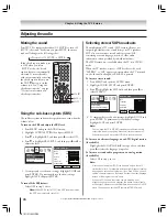 Предварительный просмотр 76 страницы Toshiba 51HX93 Owner'S Manual