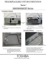 Preview for 3 page of Toshiba 520 series Service Manual