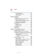 Preview for 20 page of Toshiba 5205-S119 User Manual