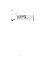 Preview for 22 page of Toshiba 5205-S119 User Manual