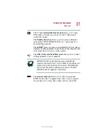 Preview for 31 page of Toshiba 5205-S119 User Manual