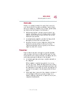 Preview for 45 page of Toshiba 5205-S119 User Manual