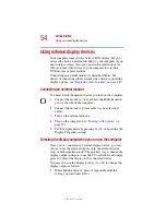 Preview for 54 page of Toshiba 5205-S119 User Manual