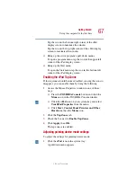 Preview for 67 page of Toshiba 5205-S119 User Manual