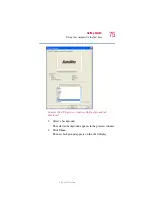 Preview for 75 page of Toshiba 5205-S119 User Manual