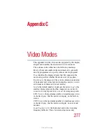 Preview for 277 page of Toshiba 5205-S119 User Manual