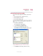 Preview for 119 page of Toshiba 5205 S705 - Satellite - Pentium 4-M 2.4 GHz User Manual