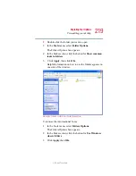 Preview for 219 page of Toshiba 5205 S705 - Satellite - Pentium 4-M 2.4 GHz User Manual