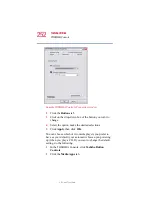 Preview for 252 page of Toshiba 5205 S705 - Satellite - Pentium 4-M 2.4 GHz User Manual