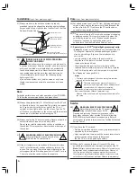 Предварительный просмотр 4 страницы Toshiba 52HMX84 - Cinema Series HD Owner'S Manual