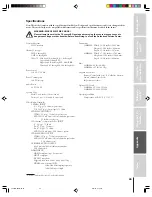 Предварительный просмотр 65 страницы Toshiba 52HMX84 - Cinema Series HD Owner'S Manual