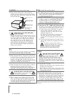 Предварительный просмотр 4 страницы Toshiba 52HMX95 - 52" Rear Projection TV Owner'S Manual