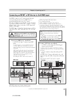 Предварительный просмотр 21 страницы Toshiba 52HMX95 - 52" Rear Projection TV Owner'S Manual