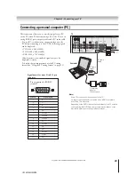 Предварительный просмотр 29 страницы Toshiba 52HMX95 - 52" Rear Projection TV Owner'S Manual