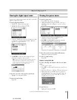 Предварительный просмотр 57 страницы Toshiba 52HMX95 - 52" Rear Projection TV Owner'S Manual