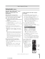 Предварительный просмотр 75 страницы Toshiba 52HMX95 - 52" Rear Projection TV Owner'S Manual