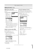 Предварительный просмотр 91 страницы Toshiba 52HMX95 - 52" Rear Projection TV Owner'S Manual