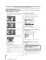 Предварительный просмотр 104 страницы Toshiba 52HMX95 - 52" Rear Projection TV Owner'S Manual