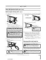 Предварительный просмотр 131 страницы Toshiba 52HMX95 - 52" Rear Projection TV Owner'S Manual