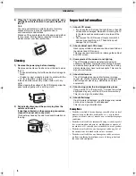 Предварительный просмотр 6 страницы Toshiba 52Z3500A Owner'S Manual