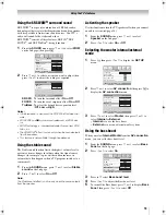 Предварительный просмотр 19 страницы Toshiba 52Z3500A Owner'S Manual