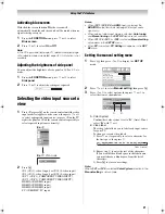 Предварительный просмотр 21 страницы Toshiba 52Z3500A Owner'S Manual