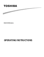 Toshiba 55 X98 Series Operating Instructions Manual preview