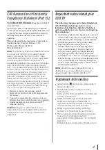 Preview for 7 page of Toshiba 55HT1U Owner'S Manual