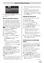 Preview for 39 page of Toshiba 55HT1U Owner'S Manual