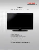 Toshiba 55HT1U Specifications preview