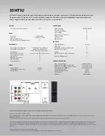 Preview for 2 page of Toshiba 55HT1U Specifications