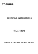 Preview for 1 page of Toshiba 55L3753DB Operating Instructions Manual