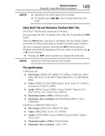 Preview for 149 page of Toshiba 55L7400 User Manual