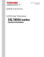 Toshiba 55L7400U Service Manual preview