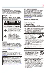 Preview for 3 page of Toshiba 55L7400U User Manual