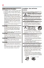 Preview for 4 page of Toshiba 55L7400U User Manual