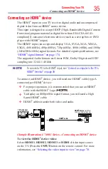 Preview for 35 page of Toshiba 55L7400U User Manual