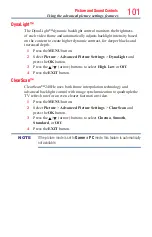 Preview for 101 page of Toshiba 55L7400U User Manual