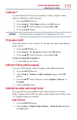 Preview for 111 page of Toshiba 55L7400U User Manual