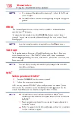 Preview for 136 page of Toshiba 55L7400U User Manual