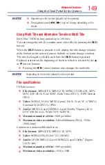 Preview for 149 page of Toshiba 55L7400U User Manual